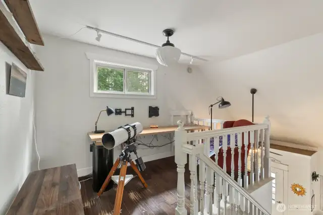 Loft with Desk or Sitting Space.