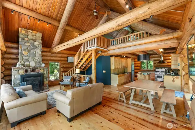 Comfortable open floor plan