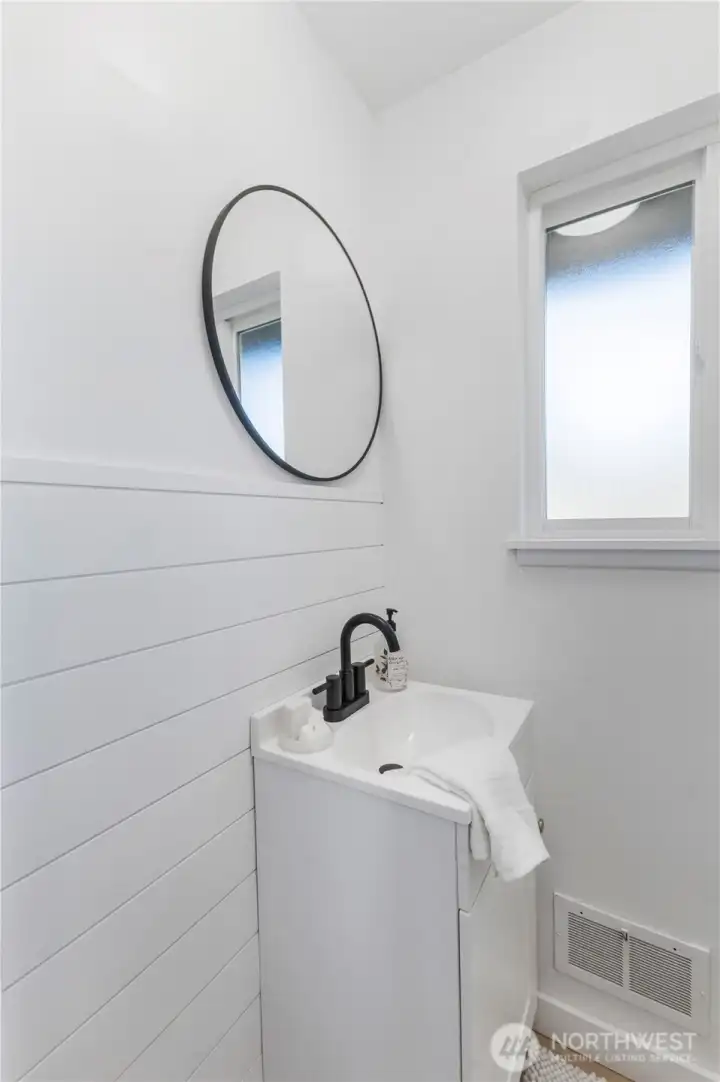 Nice half bath