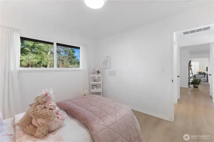 Lots of light in this bedroom