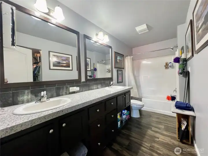 Primary bathroom.