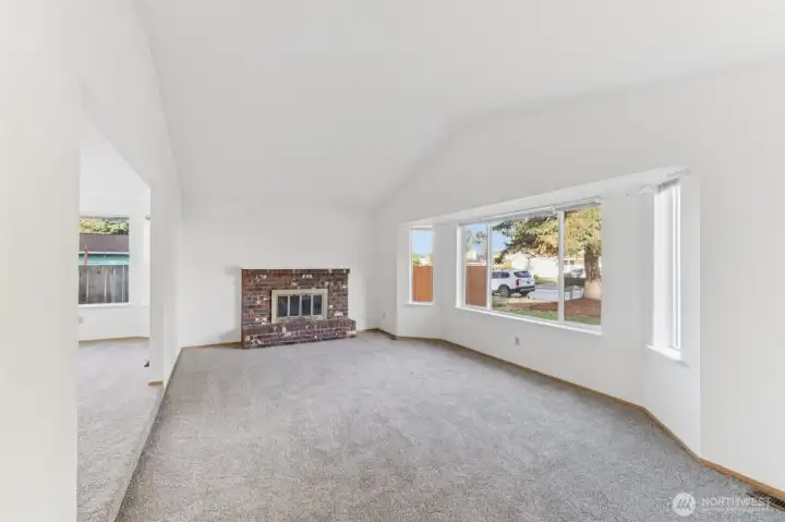 Living room view from entry way.