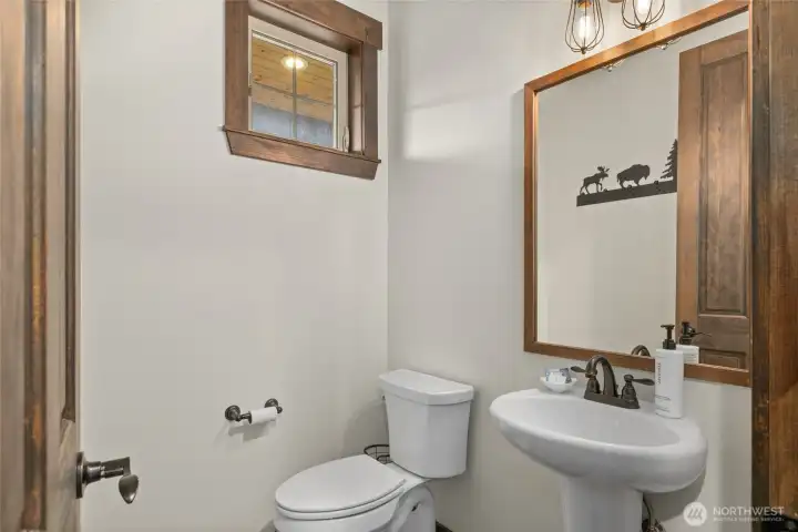 Powder Bathroom on main
