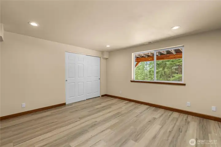 Lower-level bedroom
