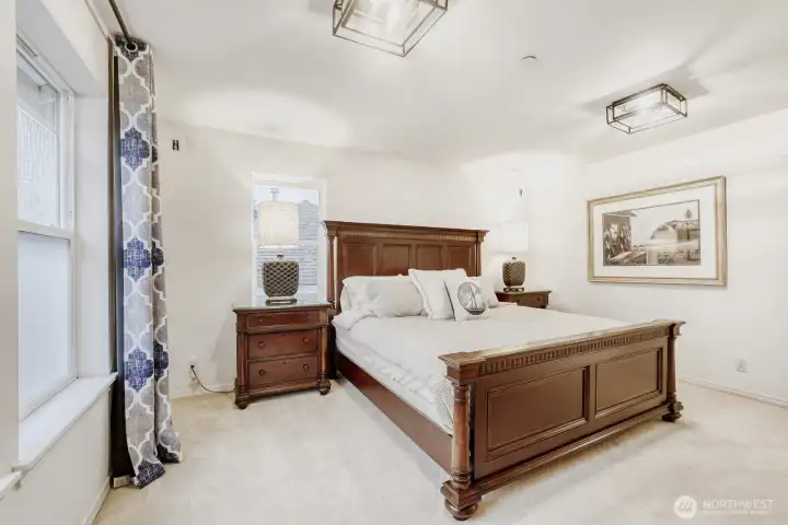 primary bedroom on 3rd floor