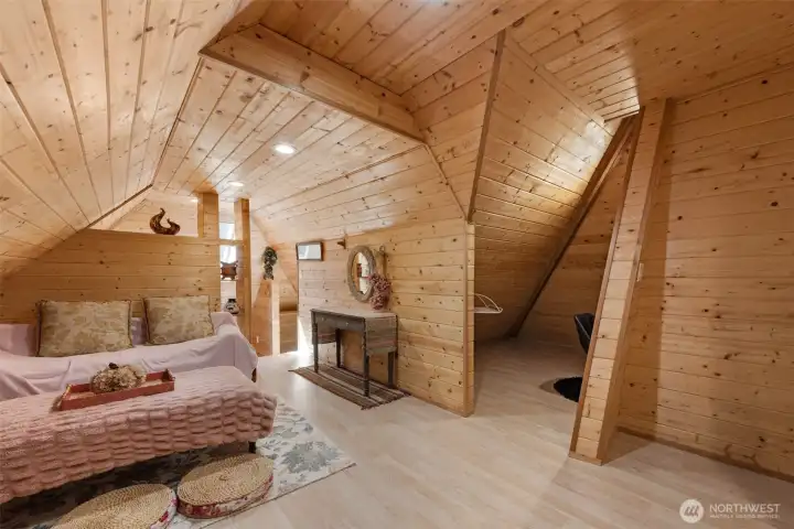 bedroom 5 a teenager's dream room, comes with office, mini living room and bedroom as well as closet