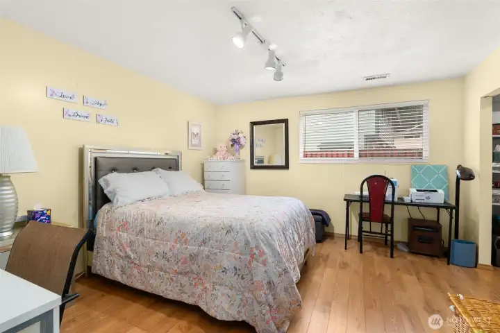 Lower level bedroom