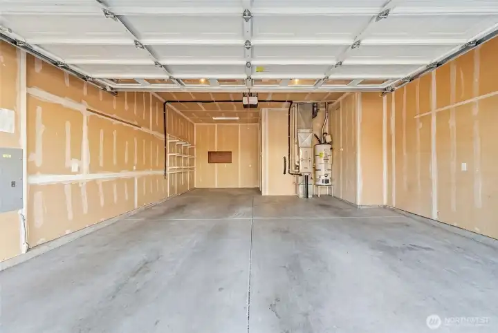 Photo has been virtually "decluttered" to show what it will look like empty.