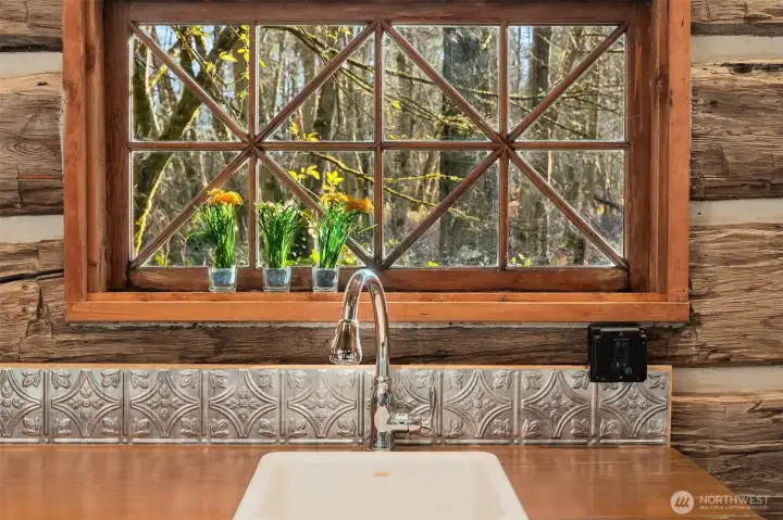 Sweet views of the meadow.