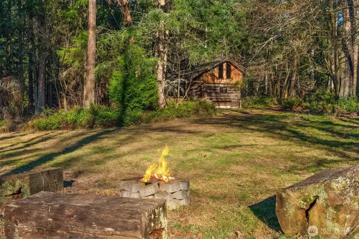 Most of the property is in a Forestry plan for low taxes but the area around the cabin has been reserved for future home site development.