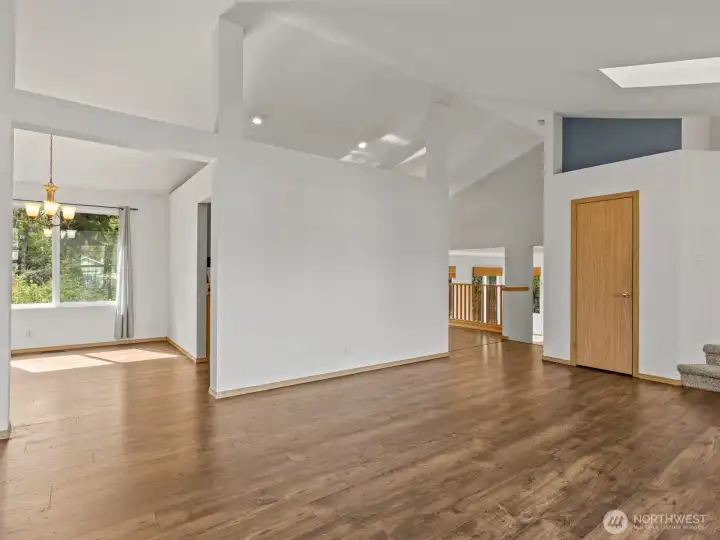 The openness of the space is perfect for entertaining.