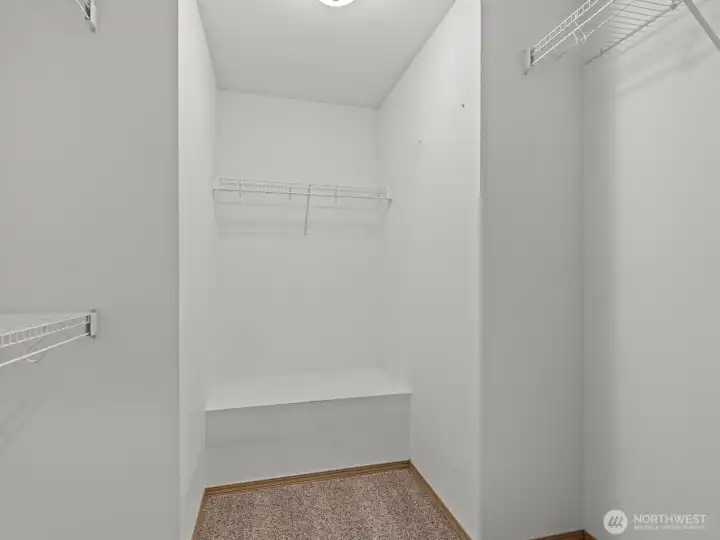 You'll have tons of room for your wardrobe.