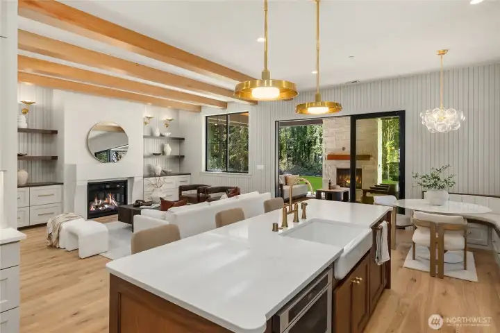 Great Room View from Kitchen