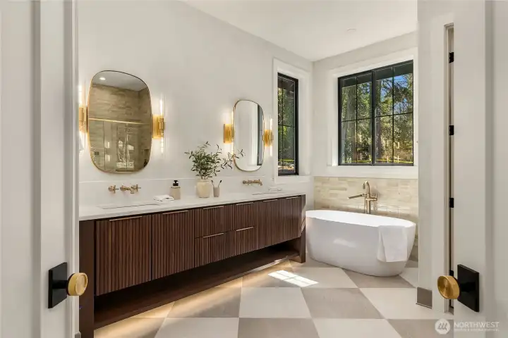 Primary Bath with In-Floor heat