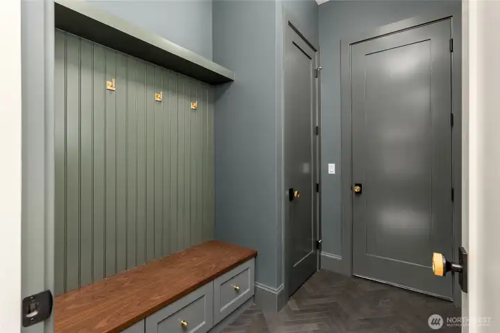 Mudroom off Garage Entry