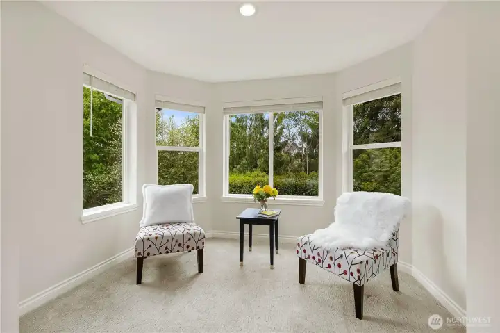 Primary bedroom sitting area
