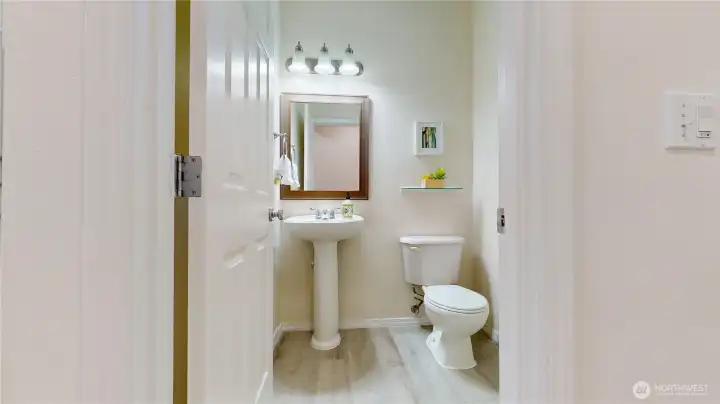 Half bath main floor