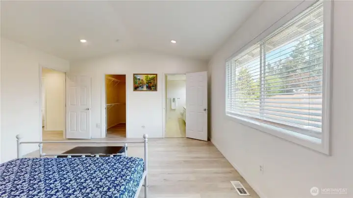 Master Bedroom 2nd floor Showing Walk-in closet and 5 Piece bath