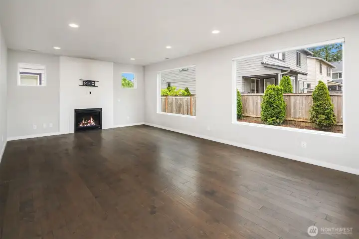 Family Room with Fireplace