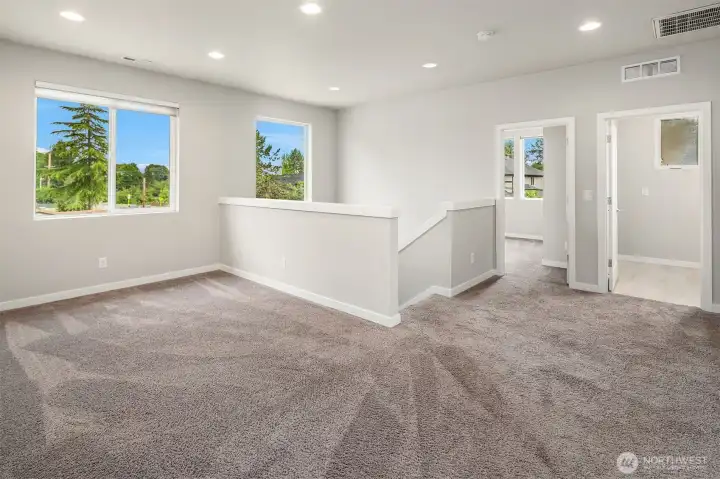 Upper lounge area