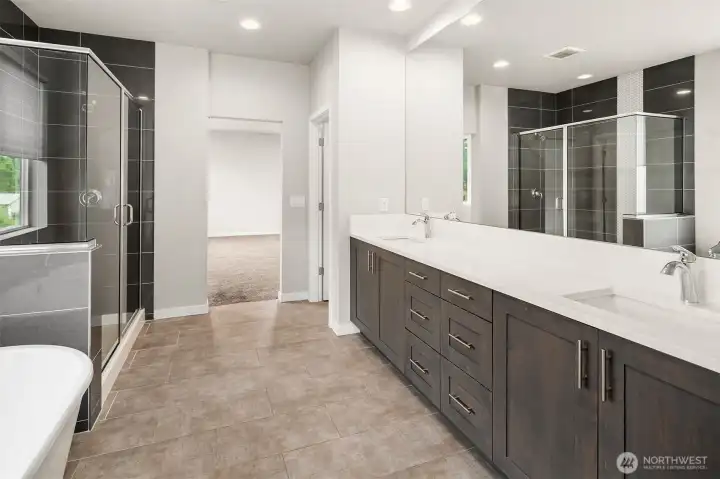 Primary Suite spa like bathroom
