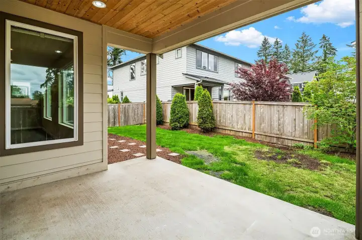 Back Deck off the kitchen and Dining area