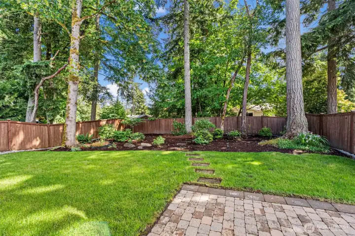 View from covered deck
