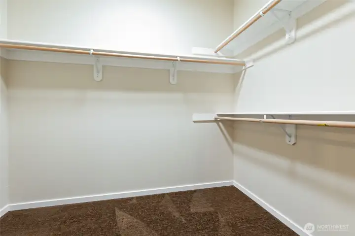Primary closet