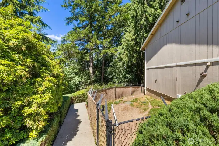 Easy access to the back of the home for possible rental or MIL Easy access to the back of the home for possible rental or MIL