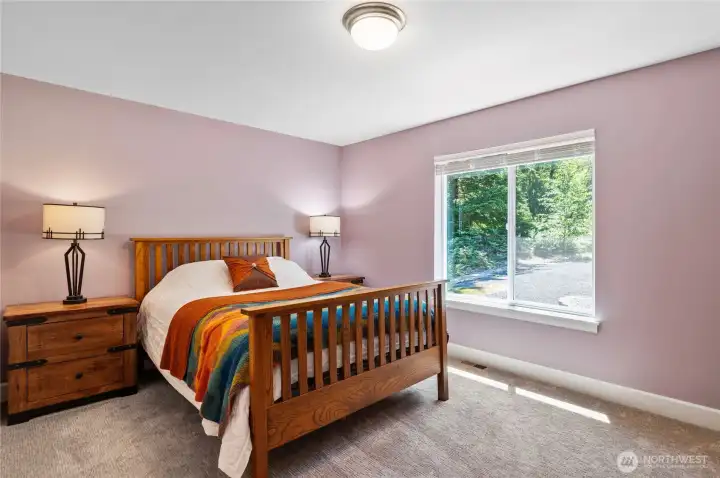 2nd bedroom with new carpet. 2nd bedroom with new carpet.