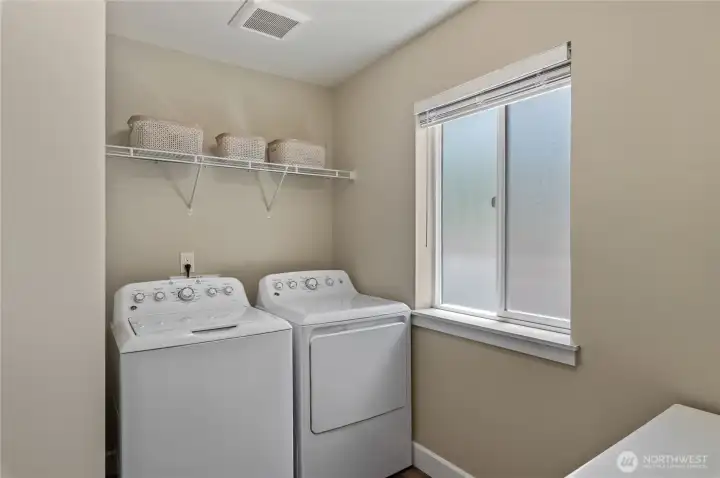 Laundry Room located at end of hallway prior to garage access. Laundry Room located at end of hallway prior to garage access.