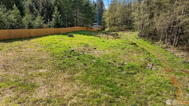 Left back corner is the neighbor that shares the driveway.
