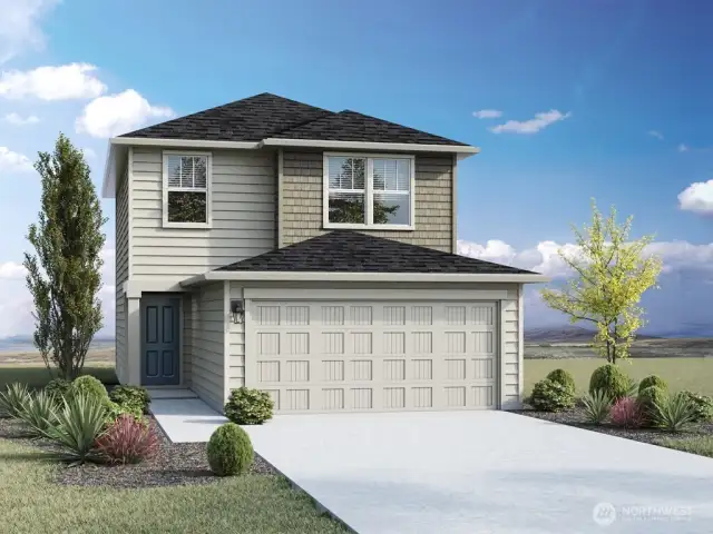 Photo is of a similar home. Colors and materials may vary.