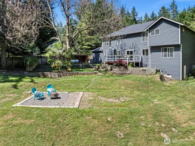 Amazing backyard with so much room for activities!