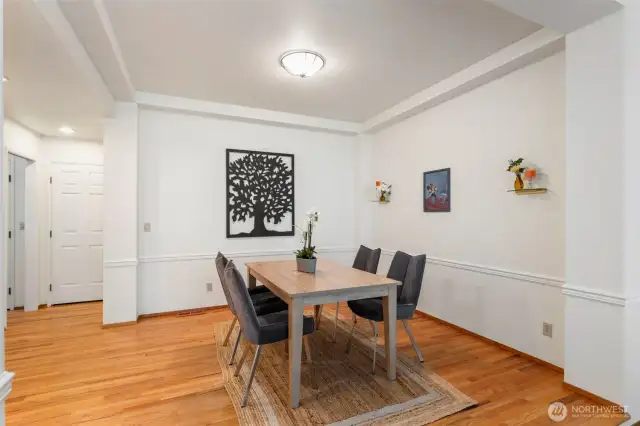 Formal dining room.