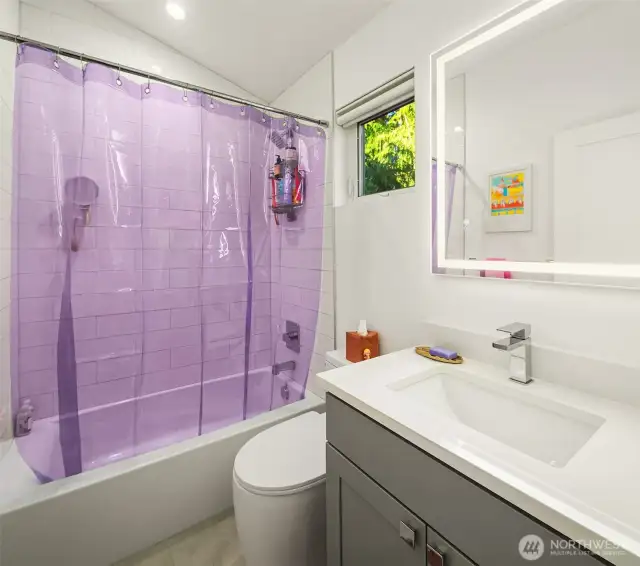 ensuire full bathroom on second floor.