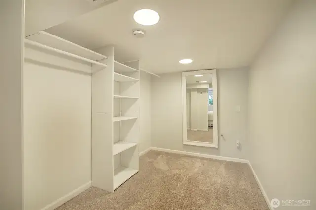 GIANT walk-in closet!