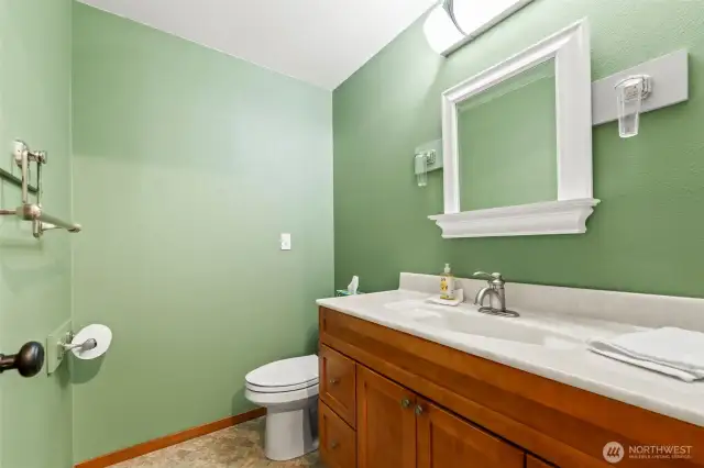 Main floor half bath
