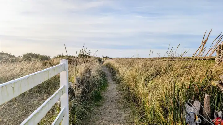 HOA Member only path to the beach