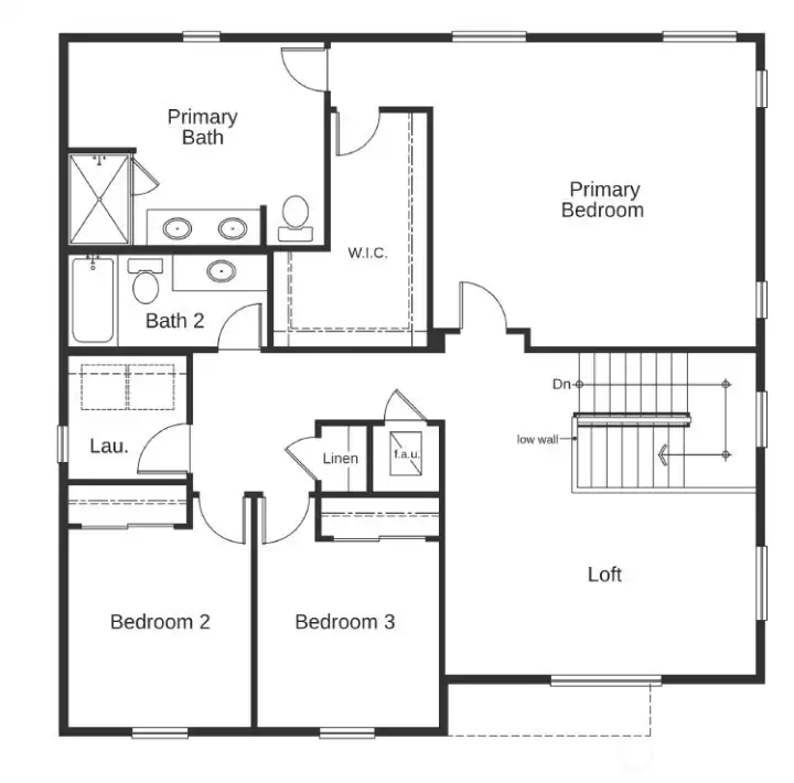 Lot 2-14 2nd floor layout