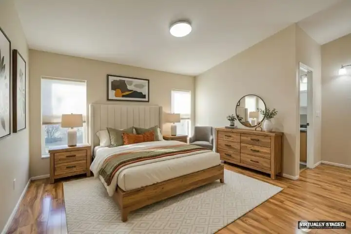 Primary Bedroom - Virtually Staged
