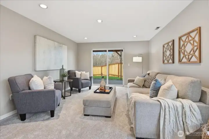 Lower level 'junior suite" or for multigenerational living