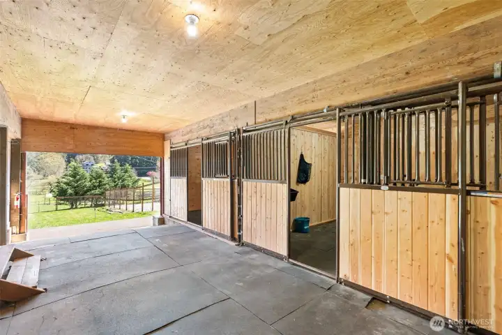 3 stall horse barn. 3 stall horse barn.