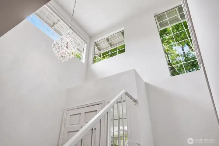 Two story entry