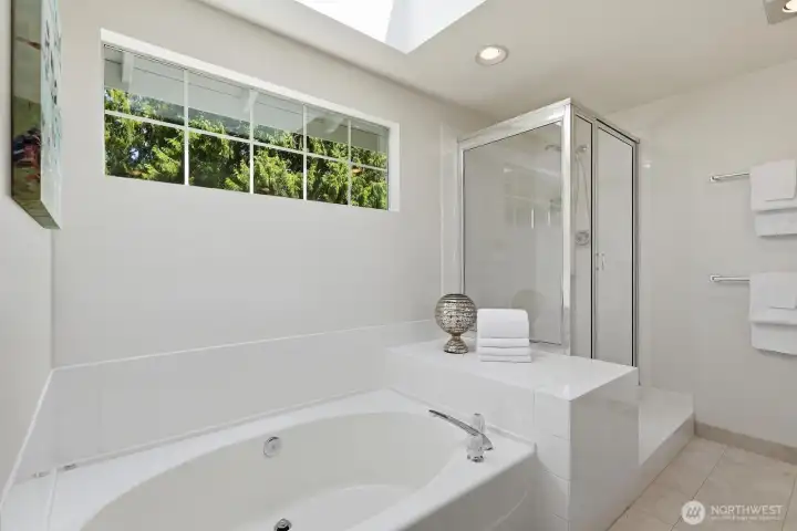 Separate shower