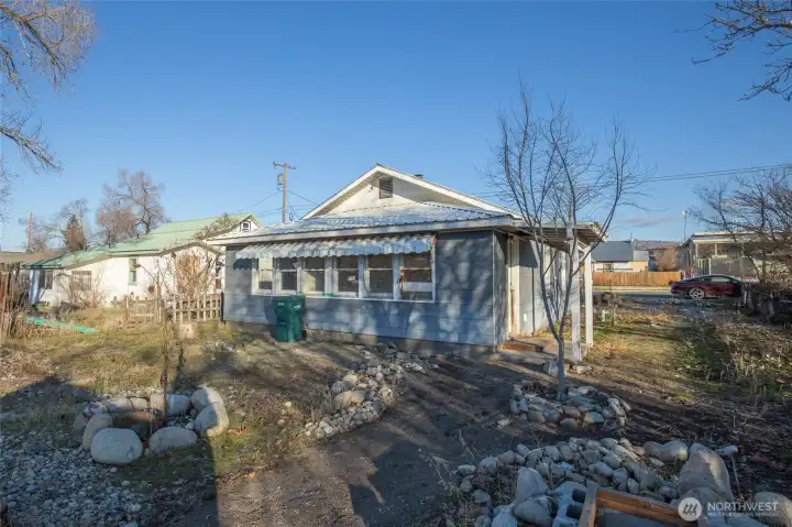 Rear of home