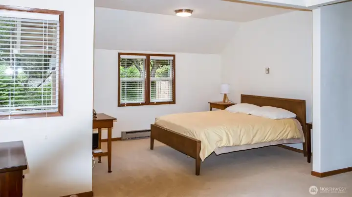 Primary suite on main level