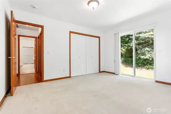 Bedroom #2 w/ slider to back patio