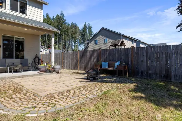 Covered patio