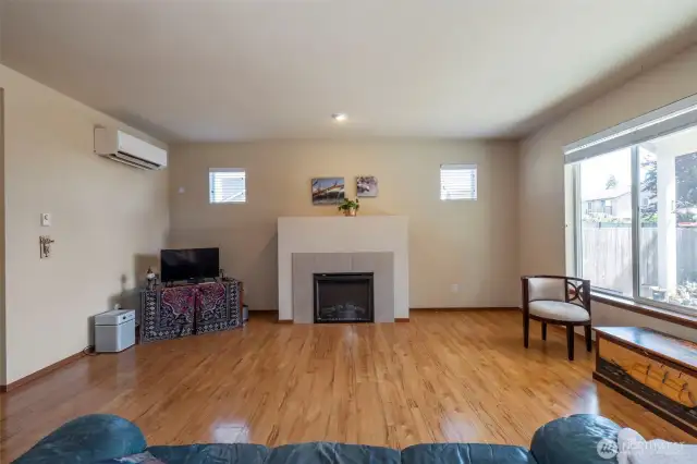 Large light-flooded living room